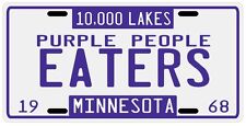 Minnesota Vikings Purple People Eaters 1968 License plate picture