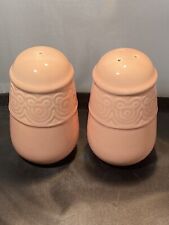 Disney Light Pink Salt and Pepper Shakers Made in Portugal picture