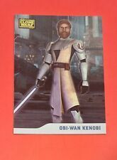 2008 Topps Star Wars Clone Wars FOIL #/205 • Obi Wan Kenobi  picture