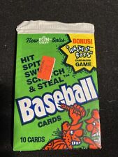 NEW SEALED  Confex Hit Spit Swear Scratch & Steal Goof Baseball Cards 1991 picture