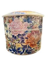 Vintage Japanese 3 Tier Porcelain Trinket Dish Signed W/Peonies Beautiful picture