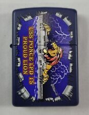2010 USS Ponce LPD-15 Zippo Lighter PROUD LION New picture