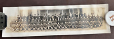 Original WW1 World War 1 Large Panorama Photograph of soldiers. About 10
