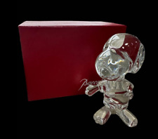 Baccarat × Snoopy Crystal Ornament with Dedicated Box Height 10cm/3.9in Peanuts picture