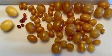 Beautiful Collection of Vintage Butterscotch/Lucite/Tiny Amber Beads/Bakelite? picture