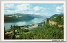Crown Point Columbia River Gorge Oregon OR Chrome Postcard Vtg Unposted picture