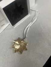 Swarovski Star Ornament Golden Crystal Size 1 1/2 inches GWP #5268523 New in Box picture