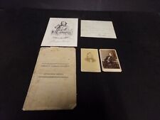 Ephemera Collection of Henry Ward Beecher Items Including Mounted Signature picture