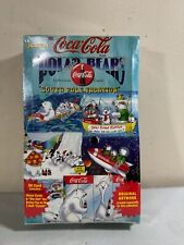 1996 Coca-Cola Polar Bears South Pole Vacation Sealed Box 36 Packs Coke Cards picture