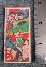 Menko Trading Card Batman And Robin Superman DC Comics Japan japanese Shazam picture