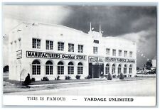 c1950's This is Famous Yardage Unlimited St. Petersburg Florida FL Postcard picture