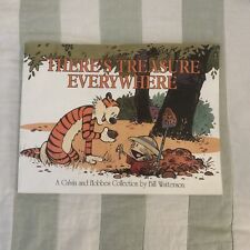 There's Treasure Everywhere--A Calvin and Hobbes Collection - Paperback - GOOD picture