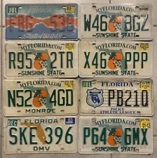1999-2013 Lot of 8 FLORIDA license plates With Specialties picture