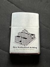 1962 Zippo New Brotherhood Building Kansas City Double Sided Union Lighter picture