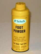 Vintage 1968 Dr. SCHOLL's Foot Powder Advertising Tin with Shaker Top picture