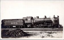 RPPC Train ATSF Santa Fe engine 1273 - AZO picture