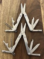 LEATHERMAN Micra Multi-Tool Knife Sharp Scissors Work Excellent Cond. (Lot Of 2) picture