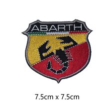 Abarth Scorpion logo Embroidred Patch sew iron on Patches transfer clothes jeans picture
