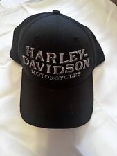 Genuine Harley Davidson New Era Black Embroidered Hat Size Small Medium NWOT picture