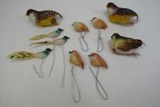 LOT OF 10 VINTAGE  FEATHERED BIRDS HONG KONG PHEASANTS PINK & QUAIL #M picture
