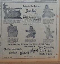 1955 newspaper ad for Linda Baby doll & accessories by Terri Lee picture
