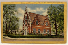 Zwaanendael House, Lewes Delaware DE Vintage Postcard picture
