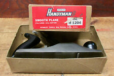 Vintage STANLEY HANDYMAN H1204 SMOOTH BENCH PLANE EXC CONDITION, ORIG BOX picture