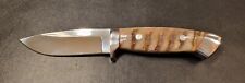 WILD BLADES LOVELESS STAINLESS CAMPING HUNTING KNIFE RAM HORN HANDLE- WB6 picture