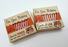 Vintage Humble Oil BIRTHDAY PARTY CANDLES - Houston Tx Exxon - choice of two picture