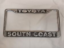 Toyota South Coast, Costa Mesa, CA Car Dealer Metal License Plate Frame picture