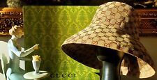 Gucci GG Beige Canvas Monogram Jacquard Wide Brim Bucket Hat picture