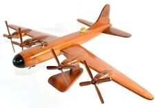 B-29 Superfortress Bomber Airplane Desktop Wooden Model - Made of Mahogany Wood picture