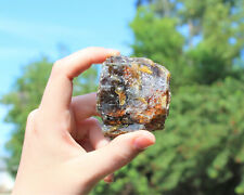 Indonesian Raw Amber: Choose Size (A Grade, Natural Rough Black Amber Crystals) picture