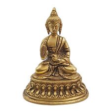 FCS Brass Idol | Protection Buddha-Abhaya Mudra | Item Finish- Glossy (AH-04) picture