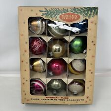 Shiny Brite Glass Christmas Tree Set of 12 Ornaments 2
