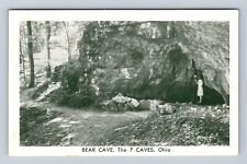 Seven Caves OH-Ohio, Bear Cave, Antique, Vintage Souvenir Postcard picture