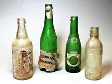 4 Vintage/Antique Pop Bottles (Canada Dry, Hi Spot & 2 Unidentified) 1930 s-60's picture