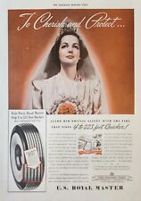 1939 U S Royal Master Tire Vintage Ad To cherish and protect picture