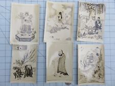 Vintage 1930 Photograph China Photo of Ancient Tapestries Lot of 6 Larger Photos picture