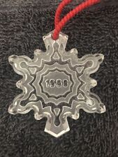 1998 Waterford Crystal Snowflake Ornament picture