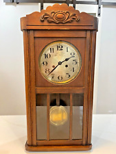 Antique German H.A.C. - Hamburg American Corp chime wall clock picture