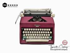 Olympia SM8 Violet Plum Typewriter, Vintage, Mint Condition, Manual Portable, picture