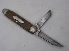 vintage HIBBARD SPENCER BARTLETT double blade 1090 folding pocket knife picture