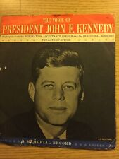 1961 , John F Kennedy ,acceptance , Inaugural, Oath Speeches.Record Used picture