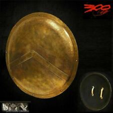 Medieval Brass Antique Round 300 Spartan Shield Armor Knives Collectible RSS161 picture
