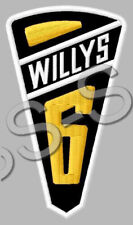 WILLYS 6 EMBROIDERED PATCH ~4