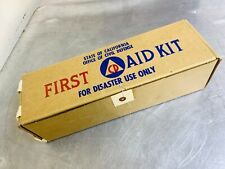 Vintage 1950's Civil Defense Military Issue FIRST AID DISASTER KIT NOS NIB picture