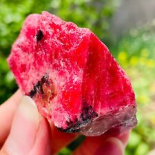 95g Small Natural Pink Red Rhodonite Quartz Crystal Gemstone Rough Specimen picture