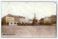 1908 Freedom Square Monument View Arad Romania RPPC Photo Posted Postcard picture