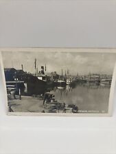 RPPC Postcard The Harbour, Aberdeen picture